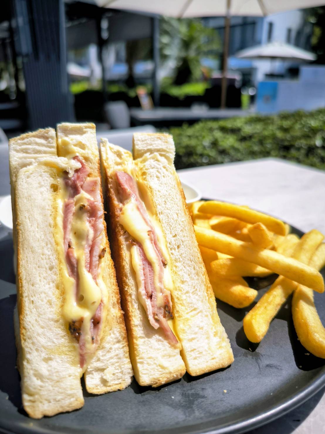 Grilled Ham & Cheese Sandwich